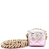 Chanel Gradient Metallic Gold and Pink Lambskin Clutch with Chain –  STYLISHTOP