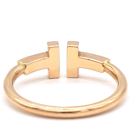 T-Wire 18K Rose-Gold Band Ring