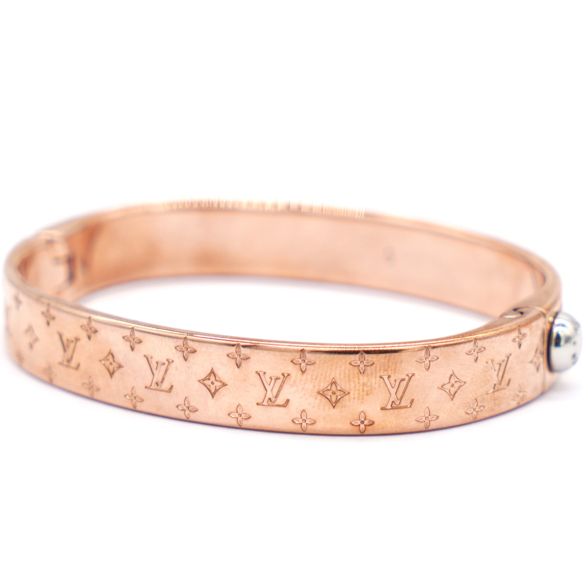 Louis Vuitton - Authenticated Monogram Bracelet - Leather Brown For Woman, Very Good condition