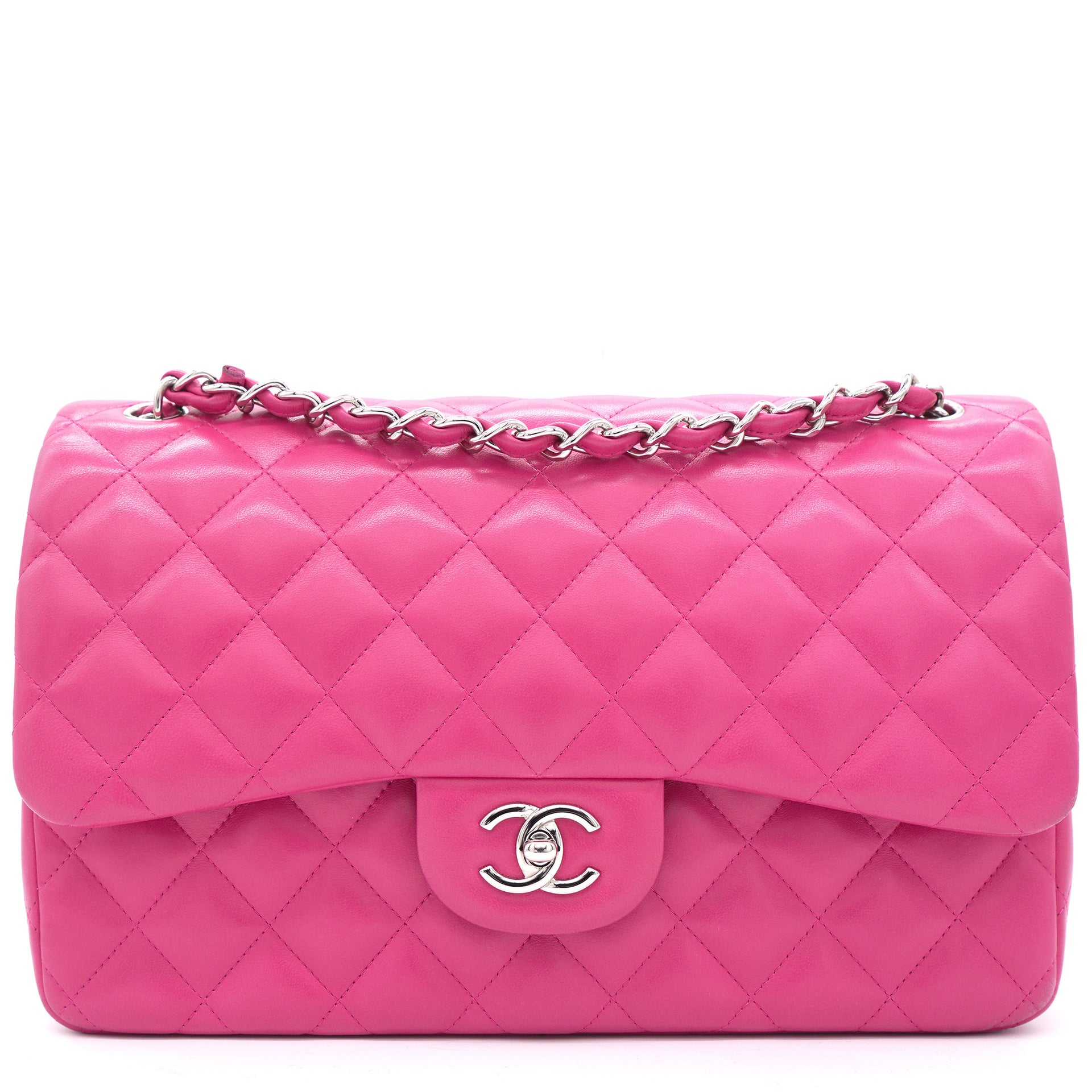 Pink jumbo chanel Clearance
