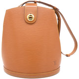 Tan Epi Leather Cluny Shoulder Bag
