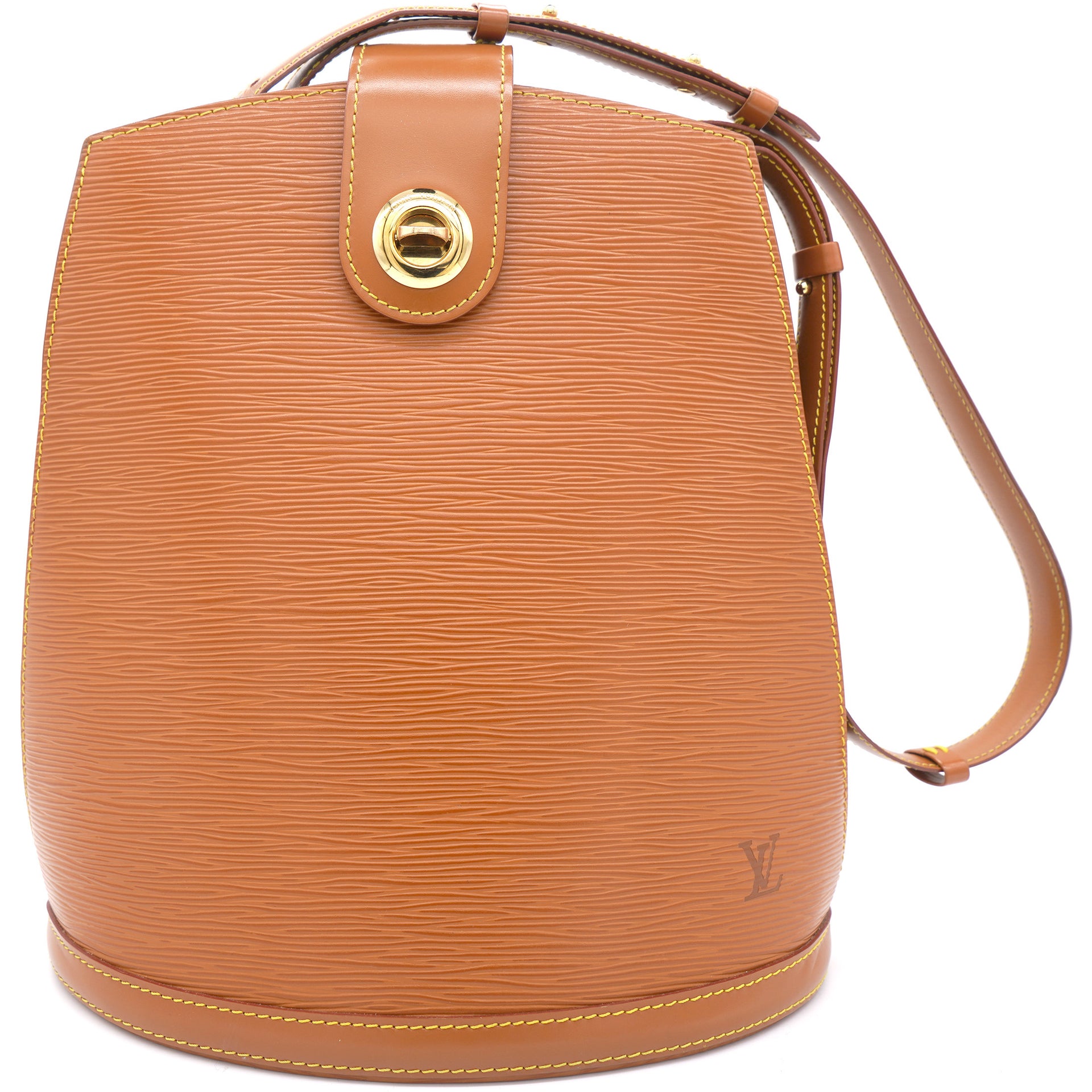Louis Vuitton Tan Epi Leather Cluny Shoulder Bag – STYLISHTOP