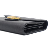 GG Marmont leather chain wallet Black