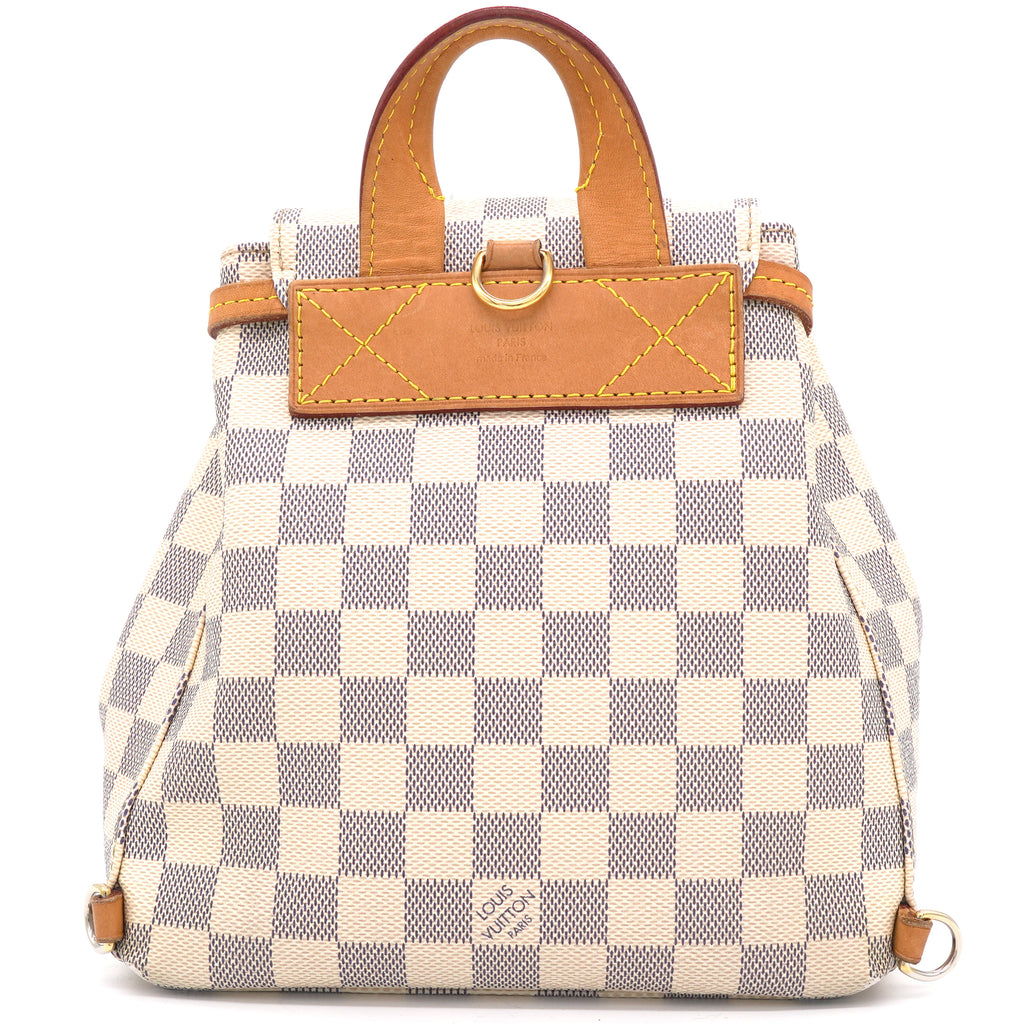 louis vuitton backpack sperone Louis Vuitton Damier Azur Canvas Sperone BB Backpack Bag – STYLISHTOP