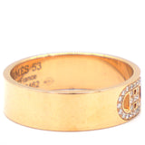 18K Rose Gold Diamond D'Ancre Ring PM H 53