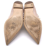 Nude Patent Leather Rockstud Ballet Flats 41