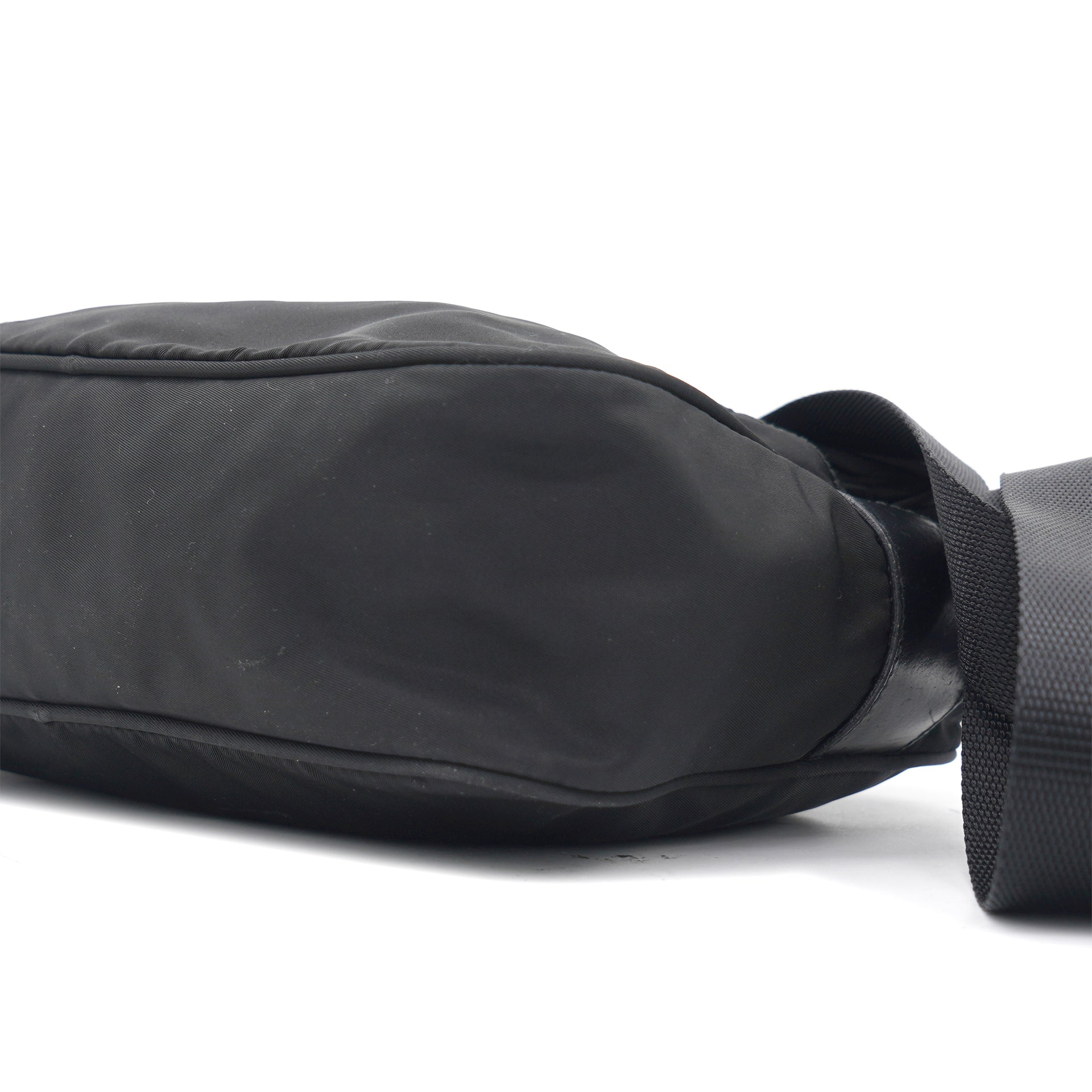 Re-Nylon Black shoulder bag