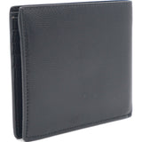 Logo-print grained-leather bi-fold wallet