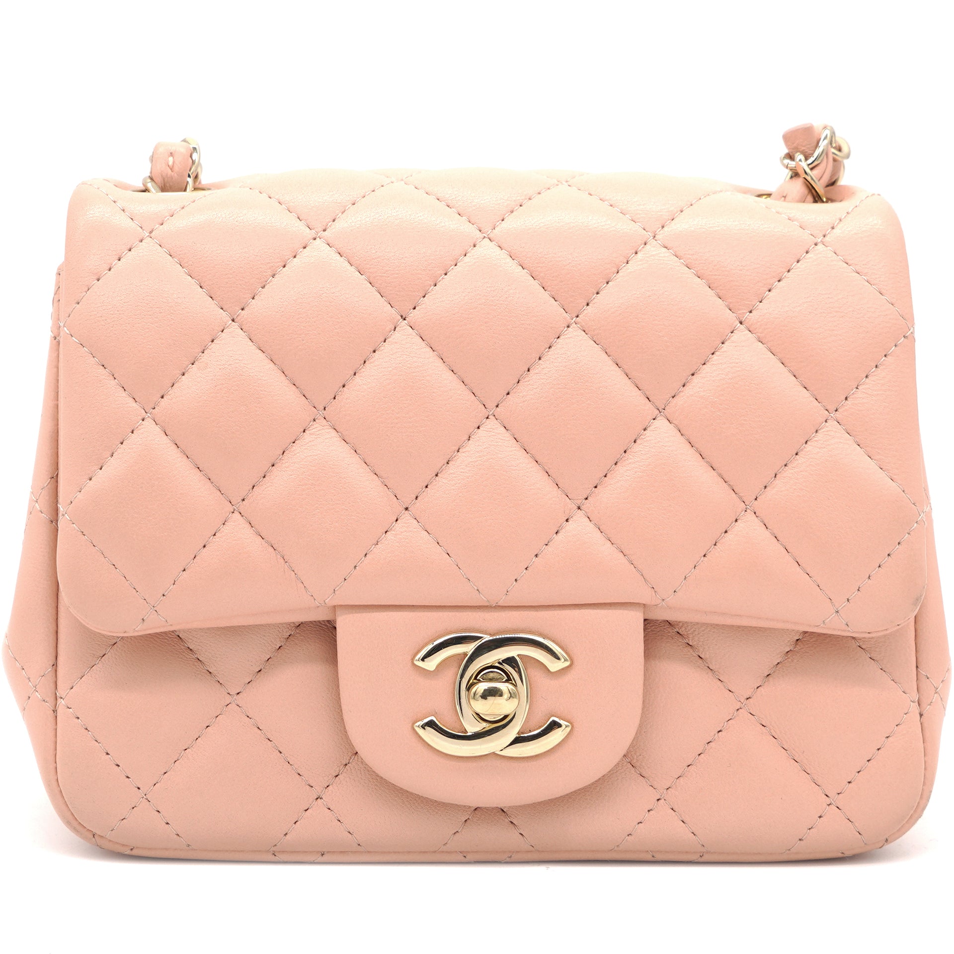 Chanel Beige Quilted Washed Lambskin Leather Classic Jumbo Single Flap Bag  - Yoogi's Closet