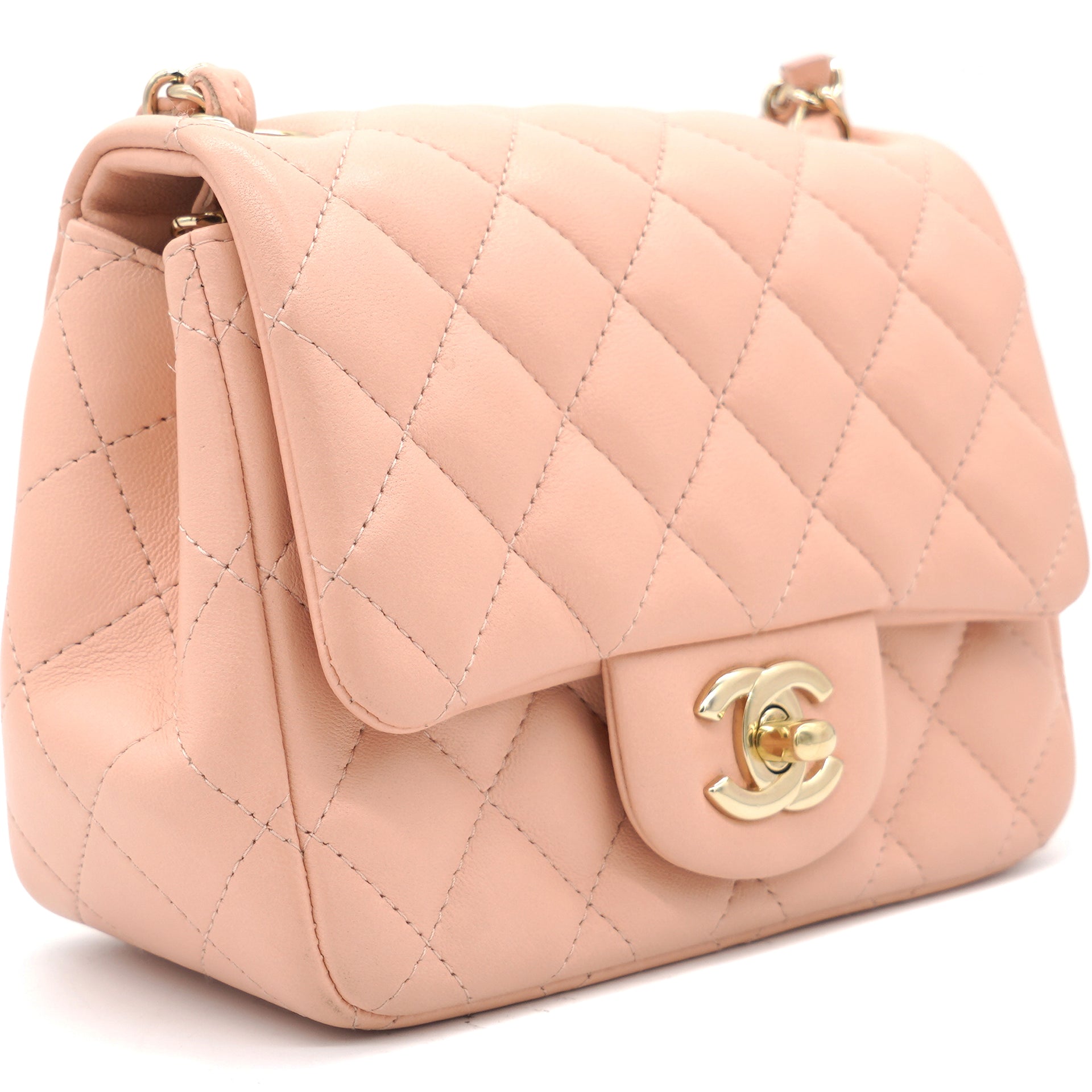 Chanel Classic Flap Mini Lambskin Pink – STYLISHTOP