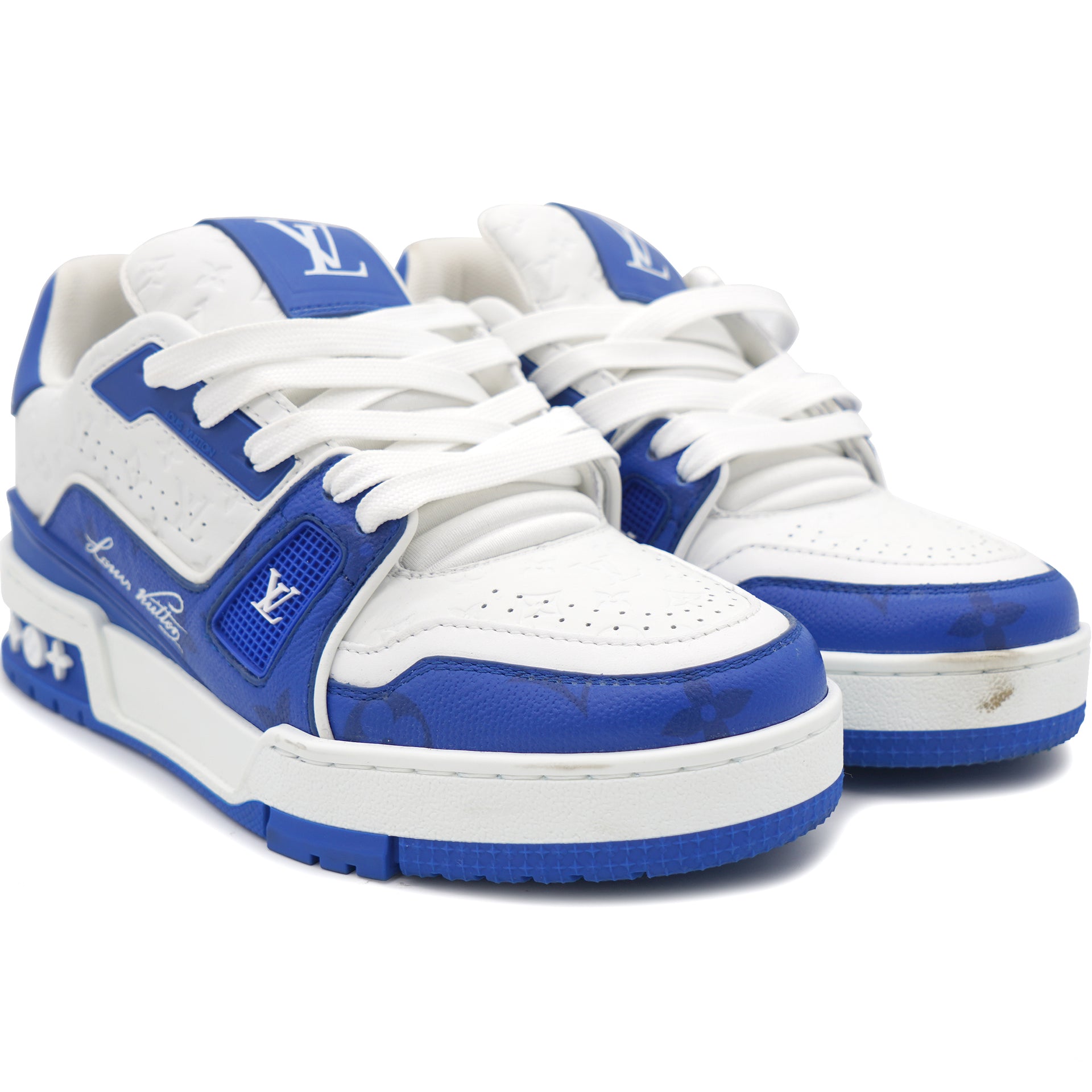 lv trainers blue