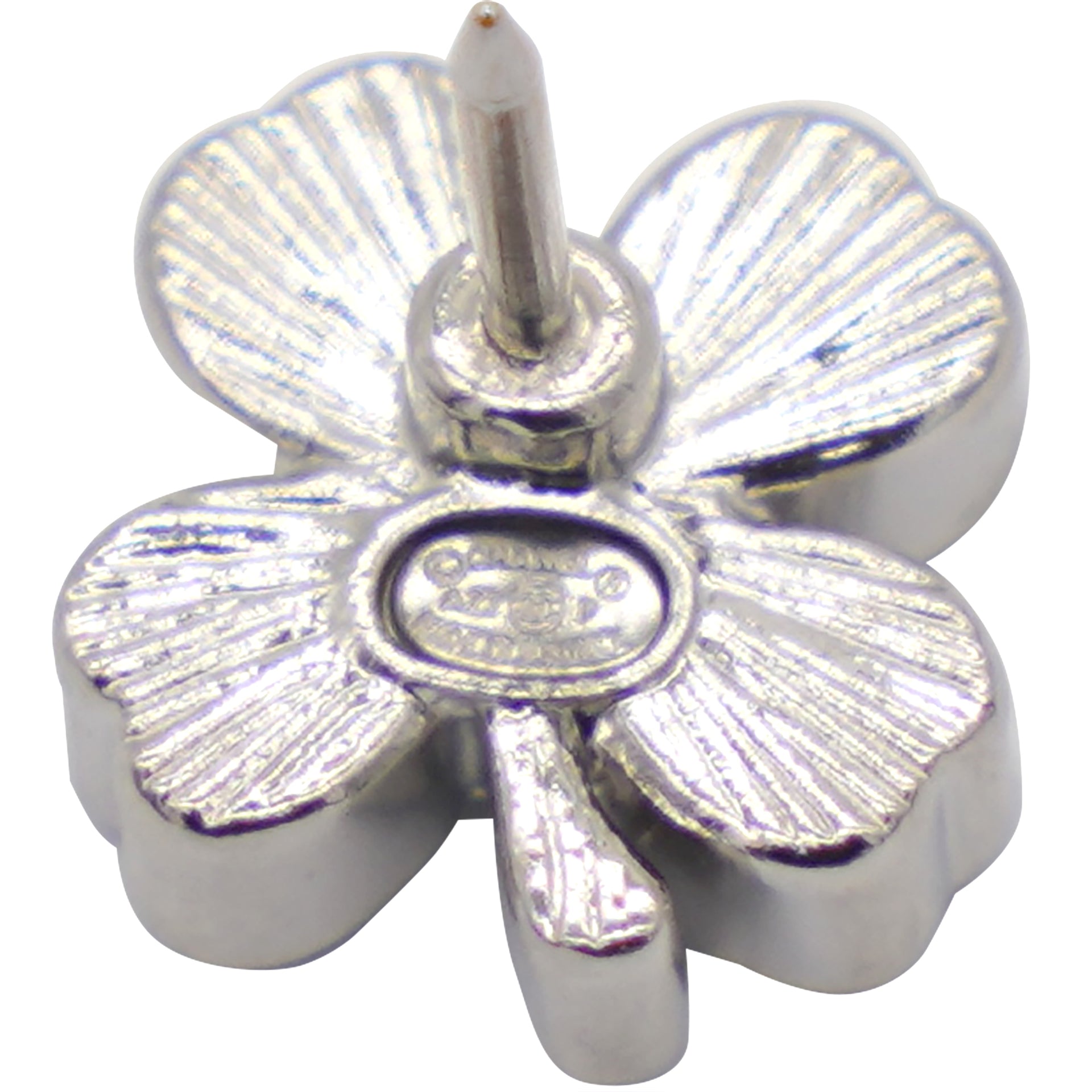 Brooch Set of 3- Perfume N’ 5 Clover Crystal Silver