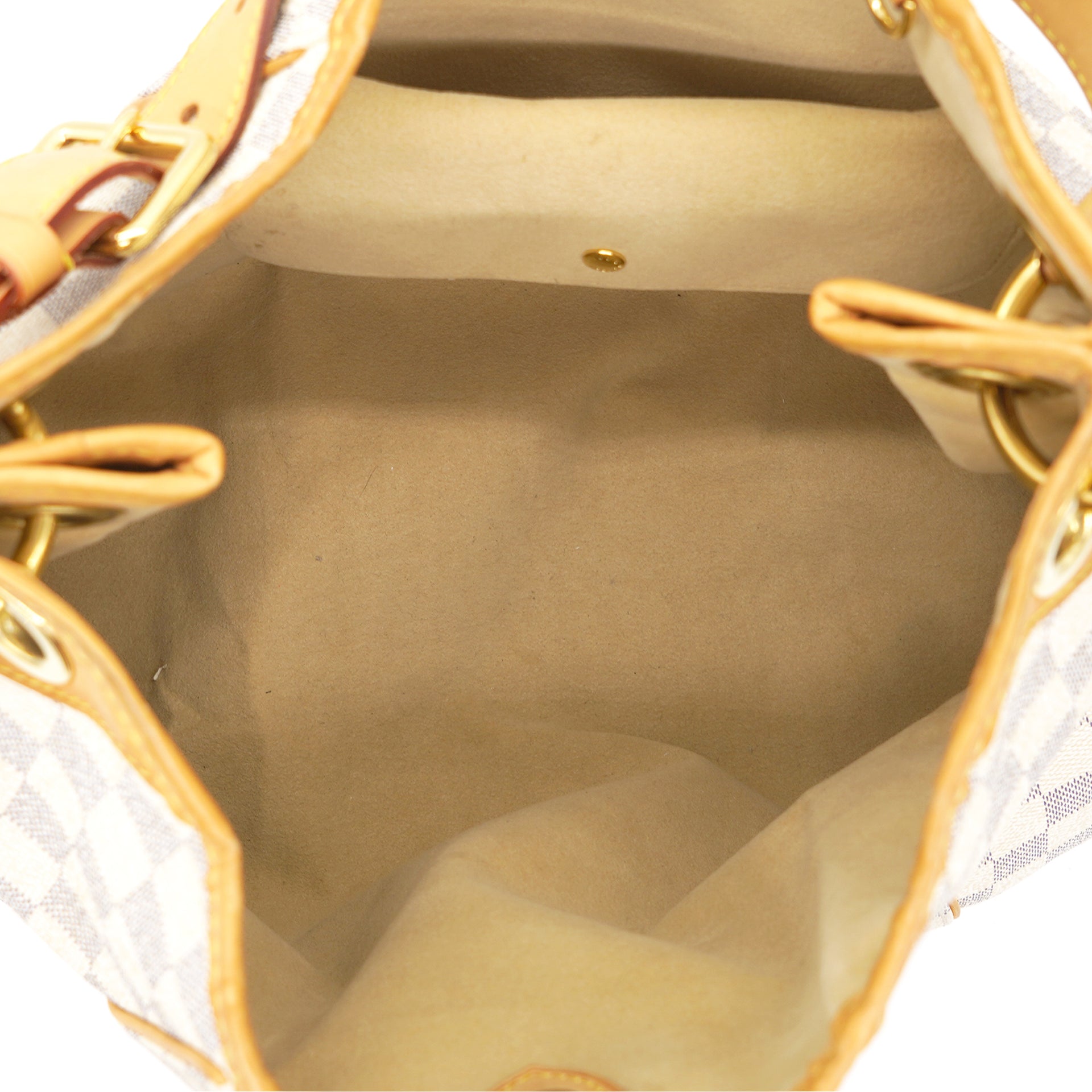 Neonoe MM Damier Bucket bag in Monogram coated canvas, Gold Hardware
