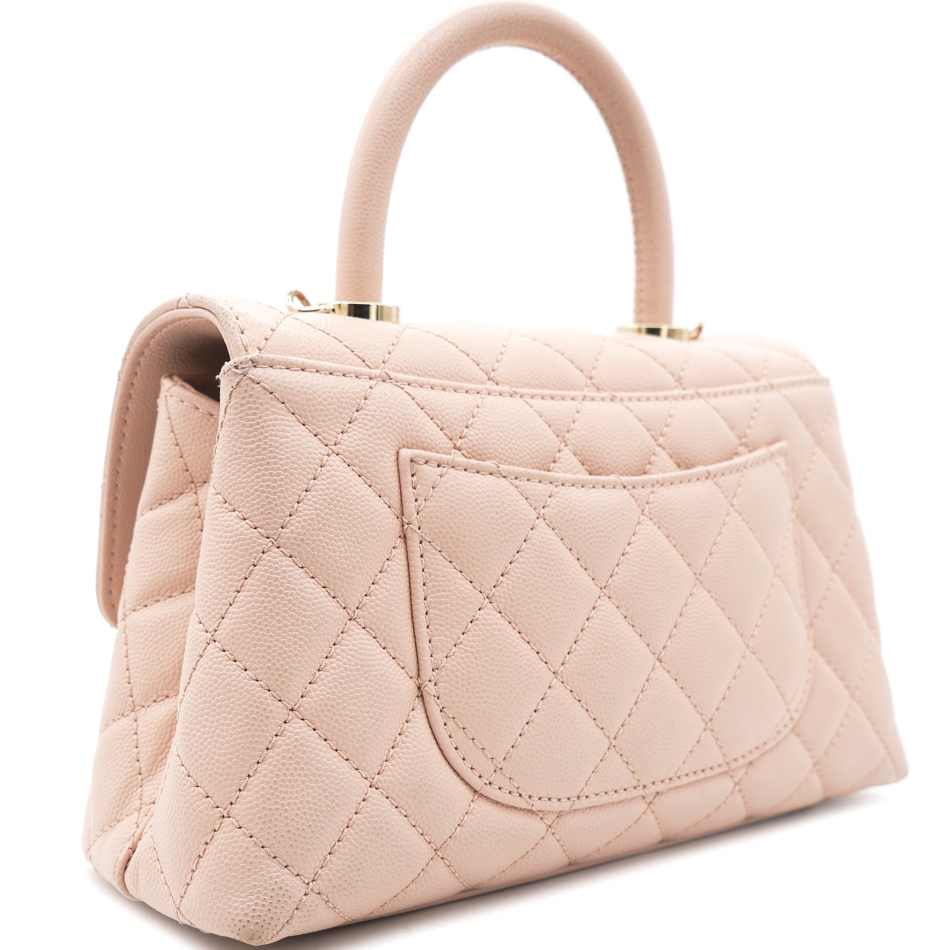 Sold at Auction: Chanel Beige Quilted Caviar Jumbo Easy Flap Bag