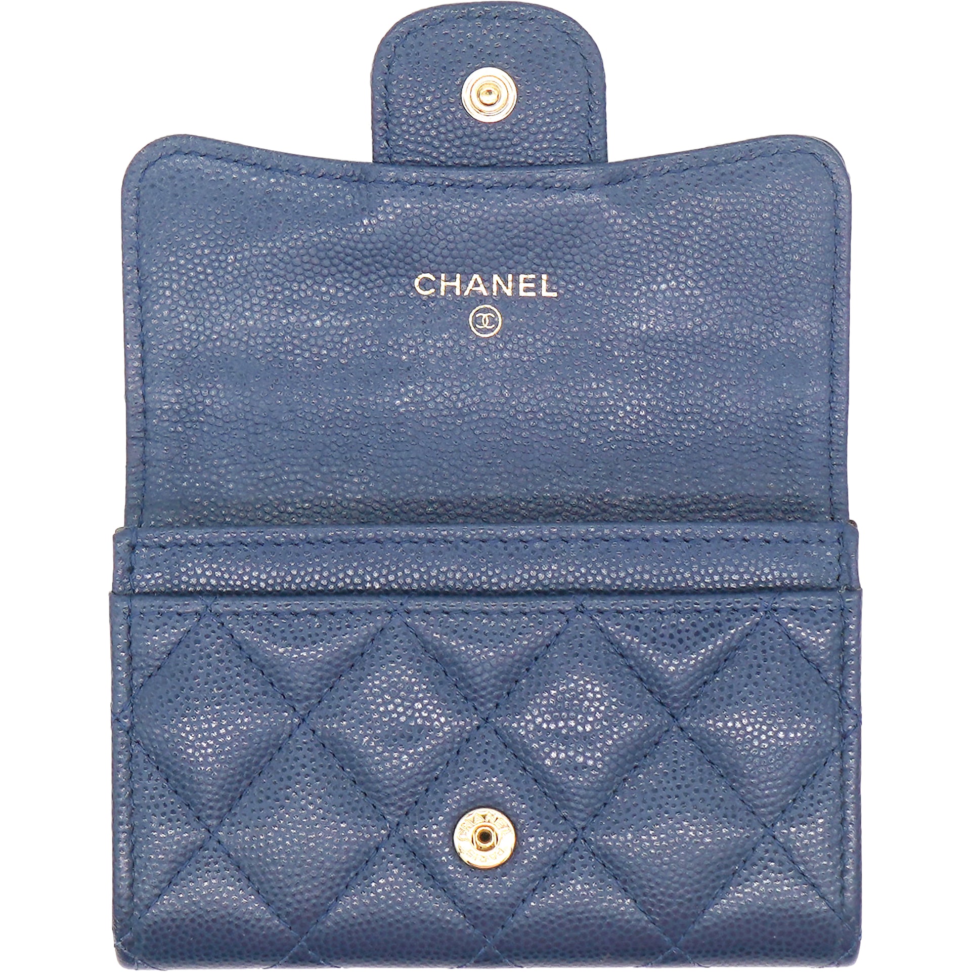 Classic small flap wallet - Lambskin, black — Fashion