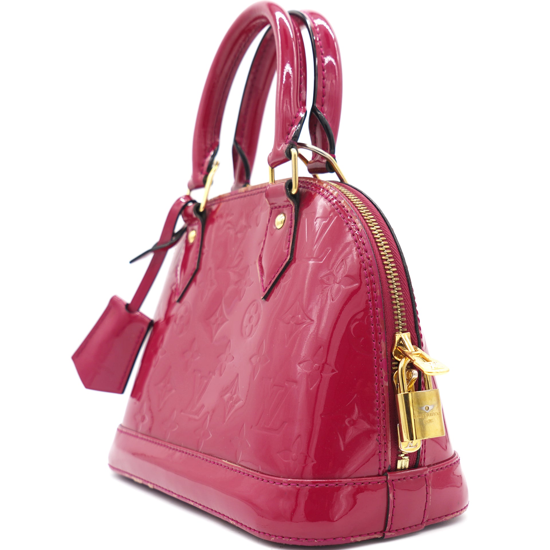 Deep Red Louis Vuitton Vernis Handbag
