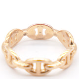 18K Rose Gold PM Chaine D'Ancre Enchainee Ring 55