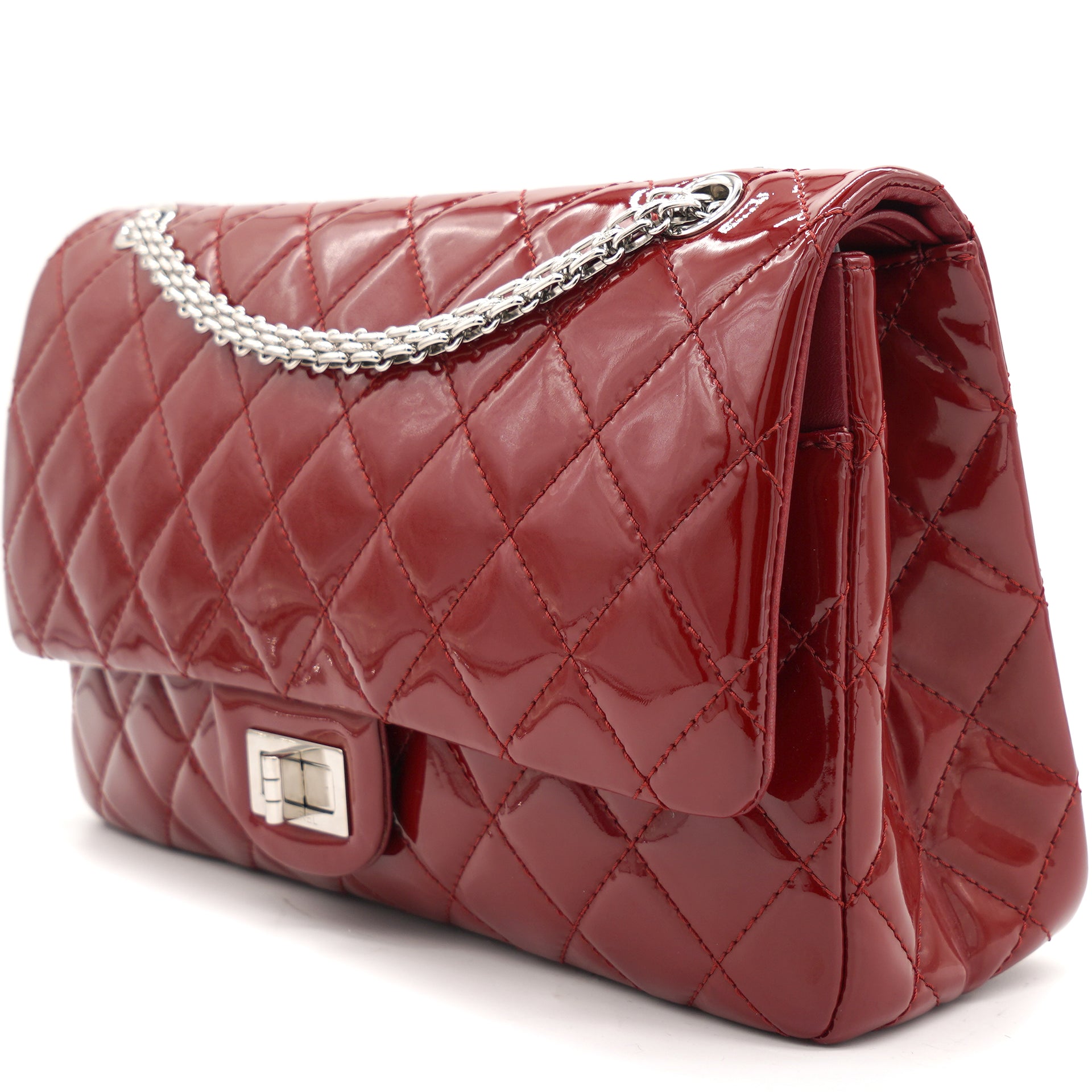 Chanel Patent Calfskin Quilted 2.55 Reissue 227 Flap Red – STYLISHTOP
