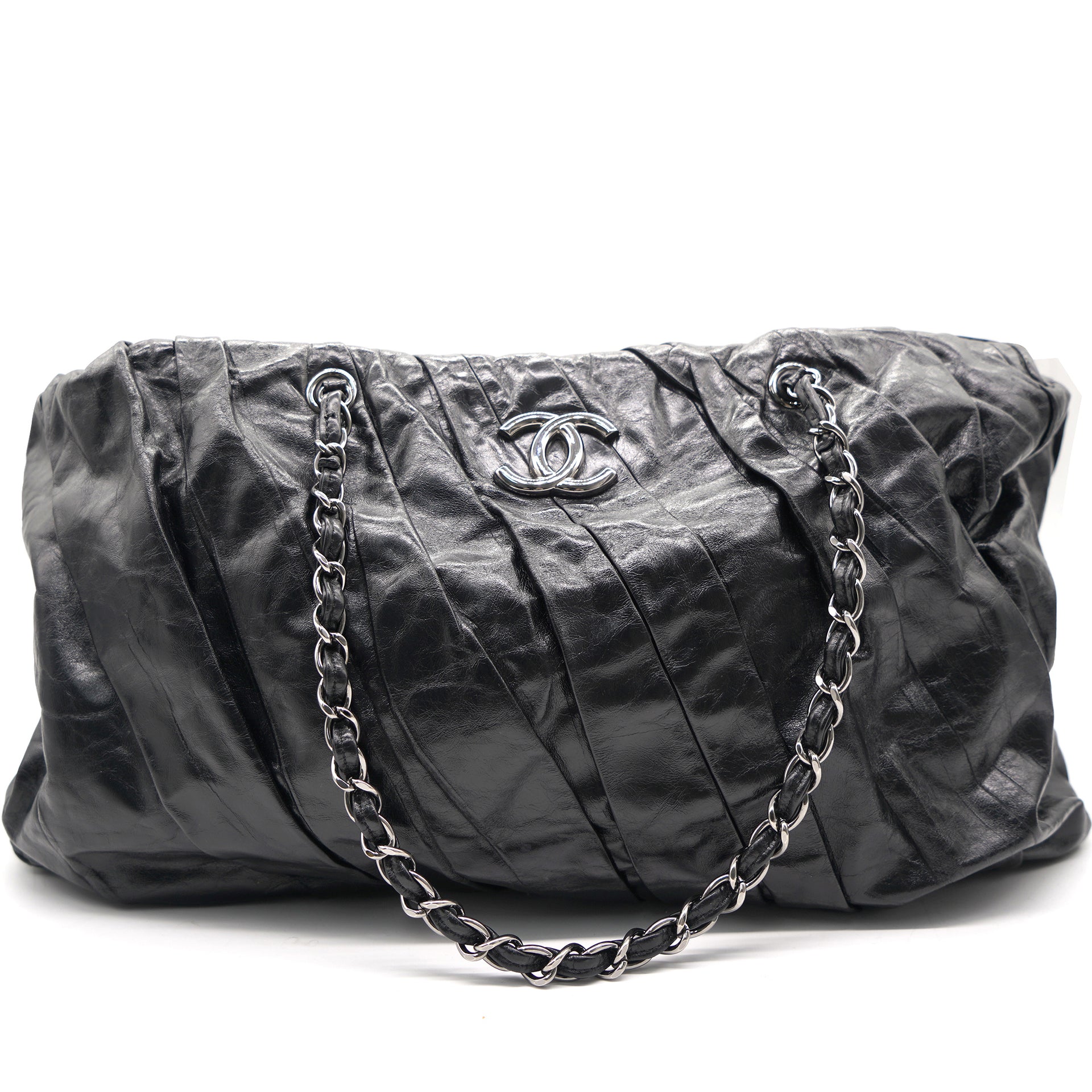 Chanel Hobo Coco Cabas Black Leather Shoulder Bag ref.939480 - Joli Closet