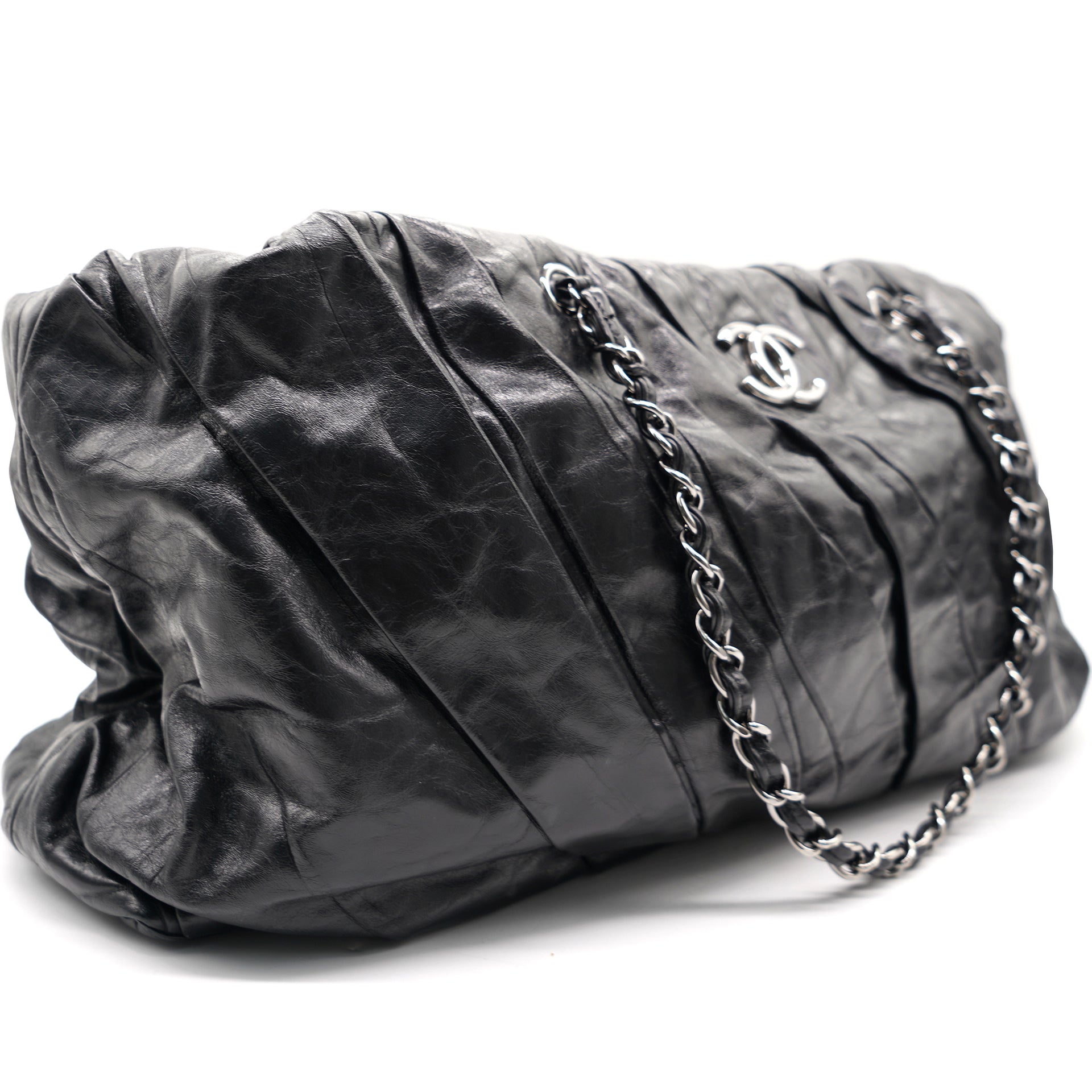 Chanel Glazed Calfskin Large Twisted Tote Black – STYLISHTOP