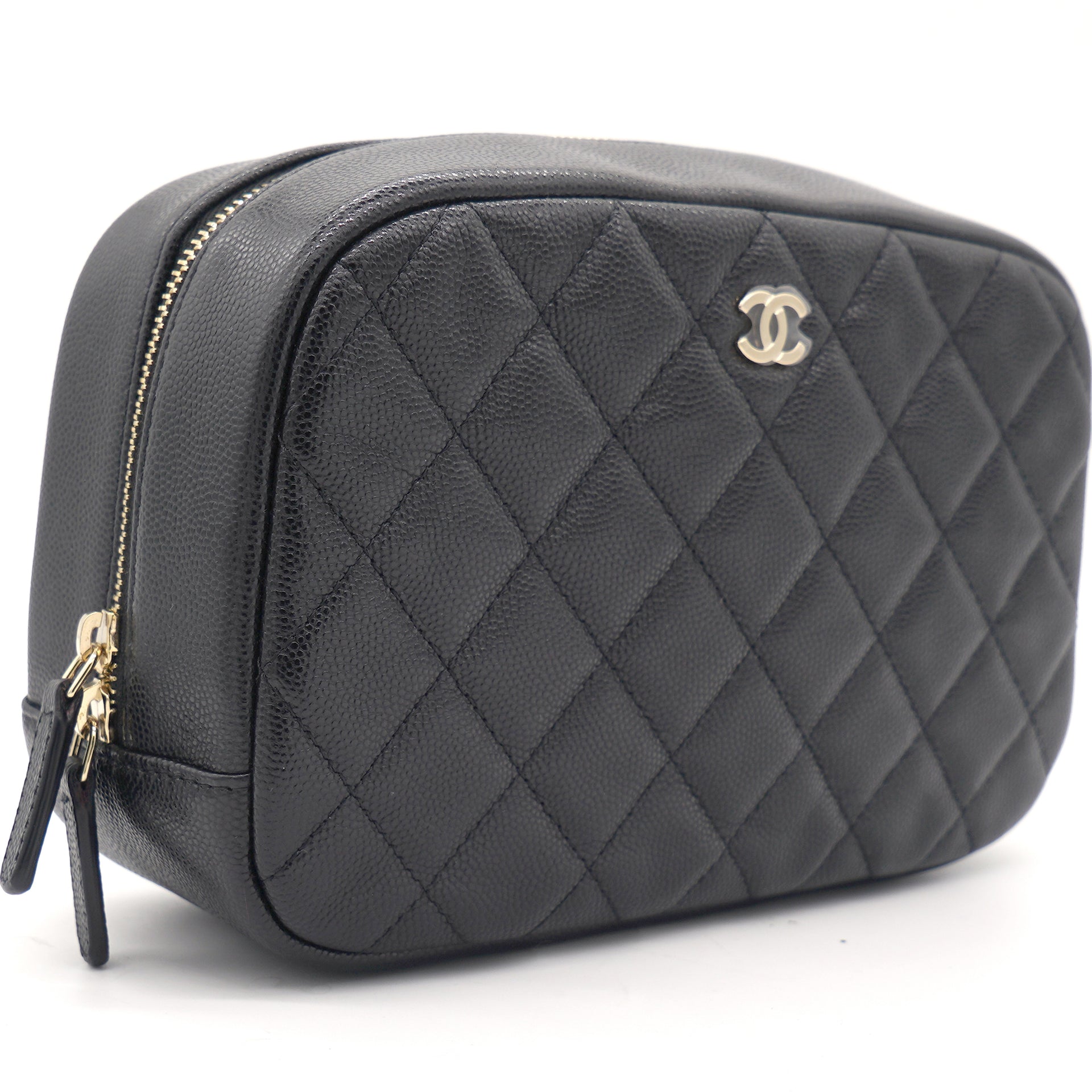 CHANEL, Bags, Chanel Small Caviar Cosmetic Pouch