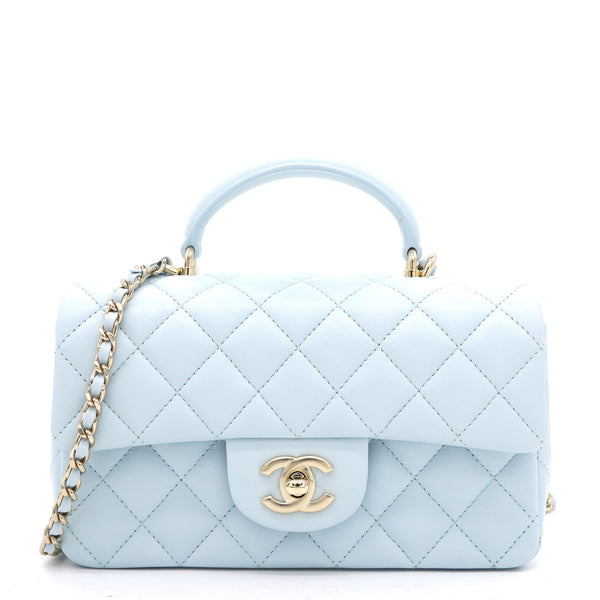 Chanel Vintage Single Flap bag in blue leather - Second Hand / Used –  Vintega