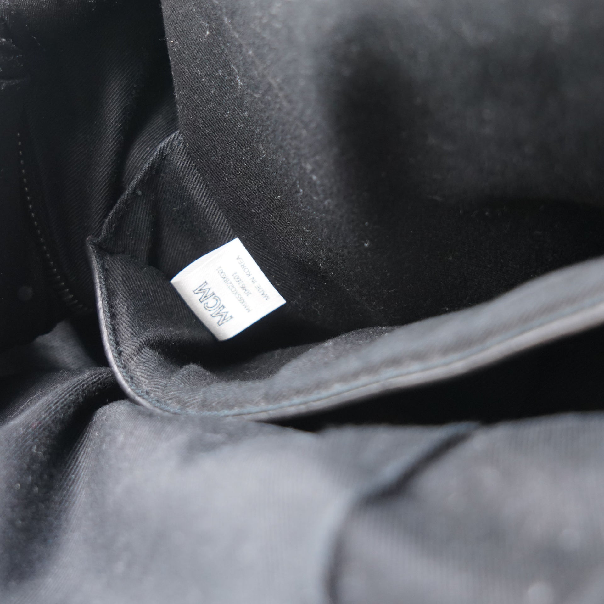 Monogram Leather Stud Medium Stark Backpack Black