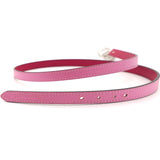 Chaine Medor belt buckle & Reversible leather strap 13 mm Pink 70