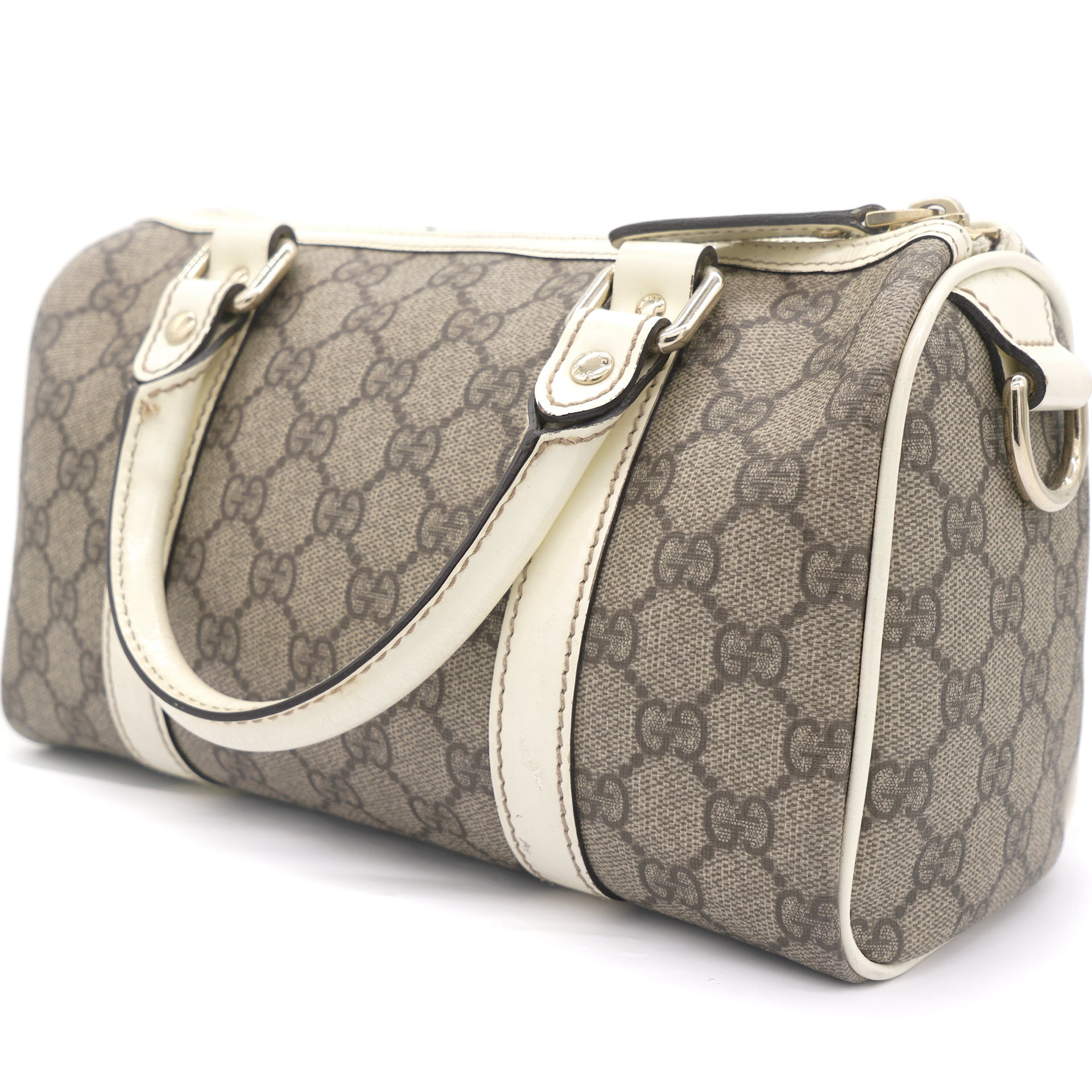 Gucci GG Supreme Mini Joy Boston Bag - Brown Mini Bags, Handbags