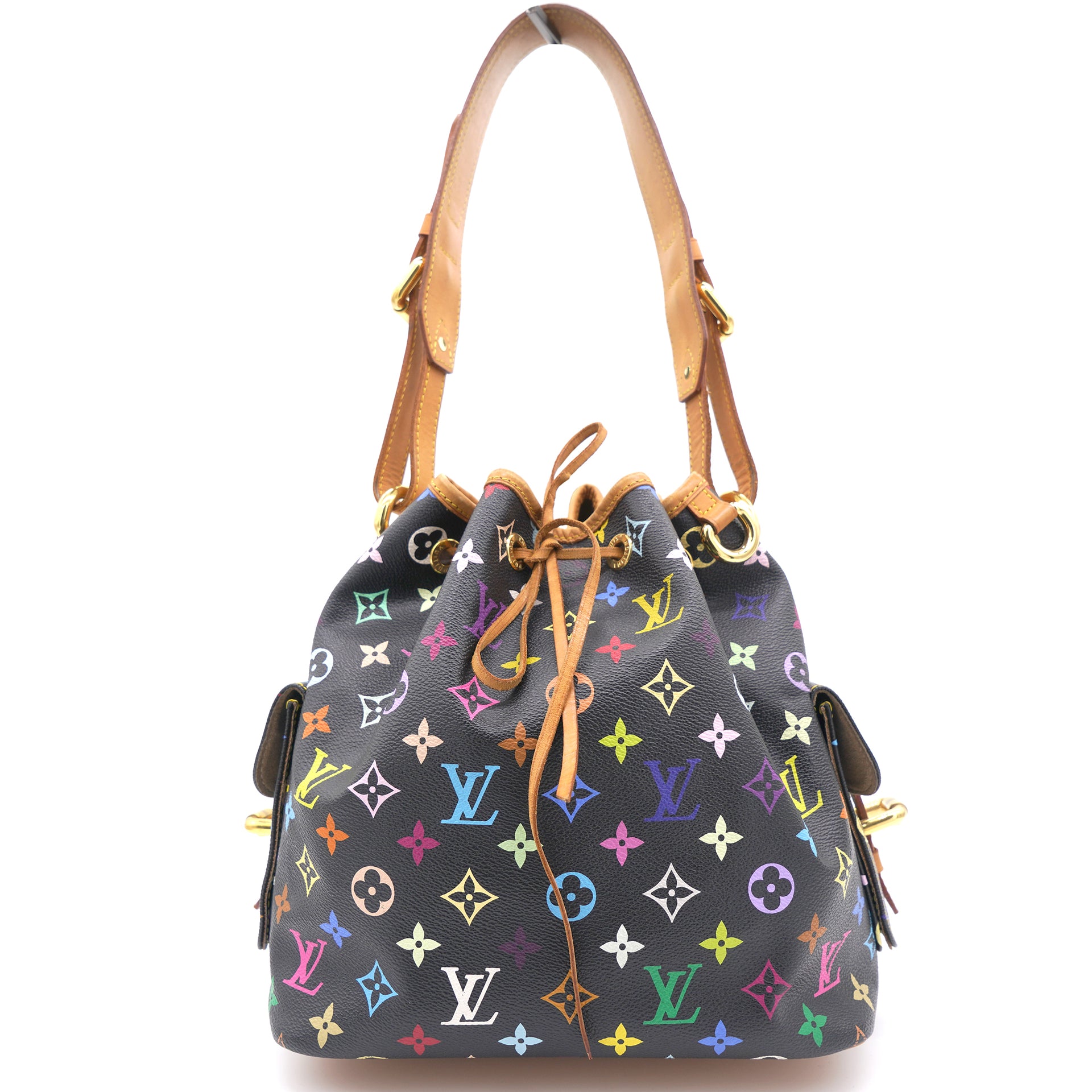 Louis Vuitton Monogram Multicolore Petit Noé - Black Bucket Bags