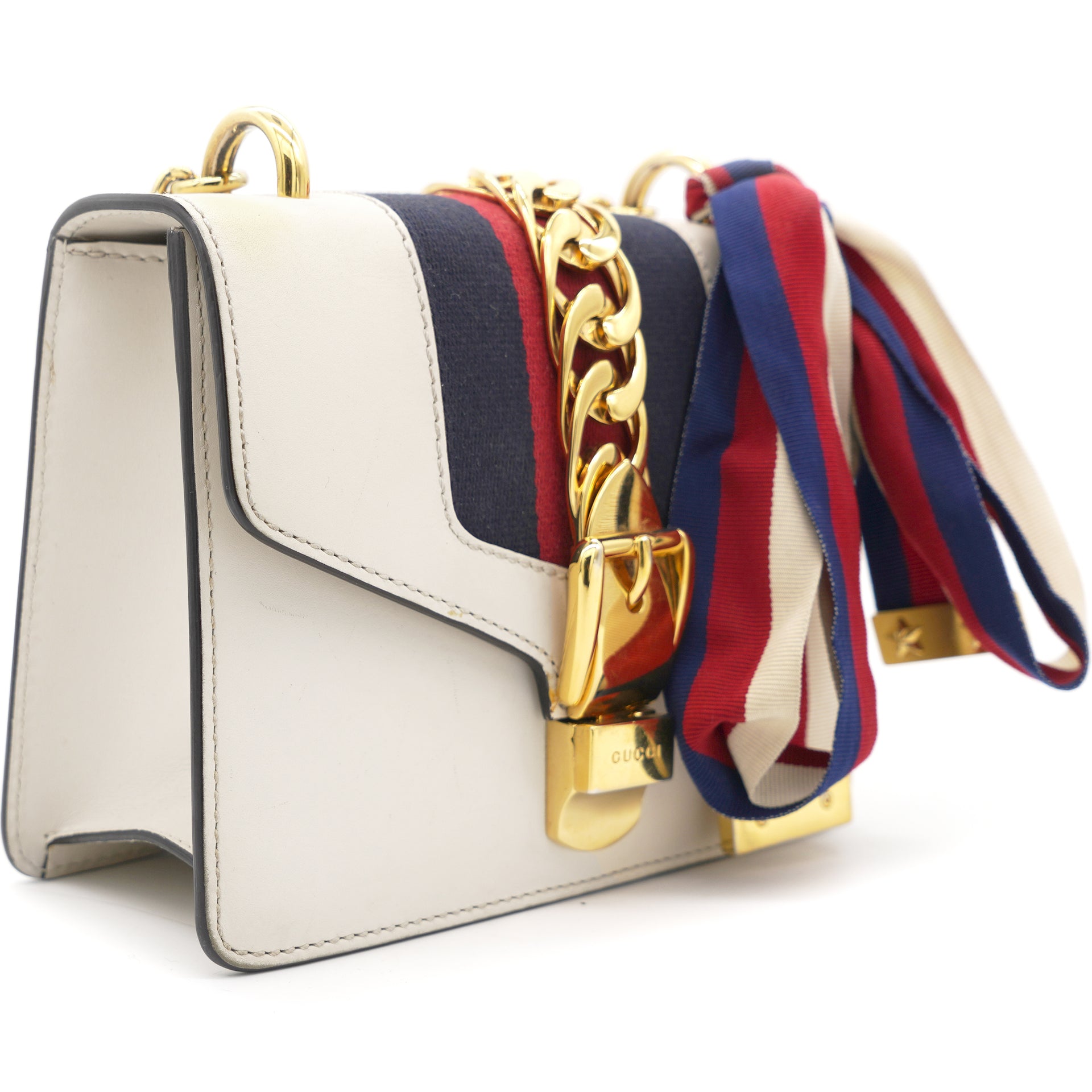 Sylvie Leather Mini Chain Bag