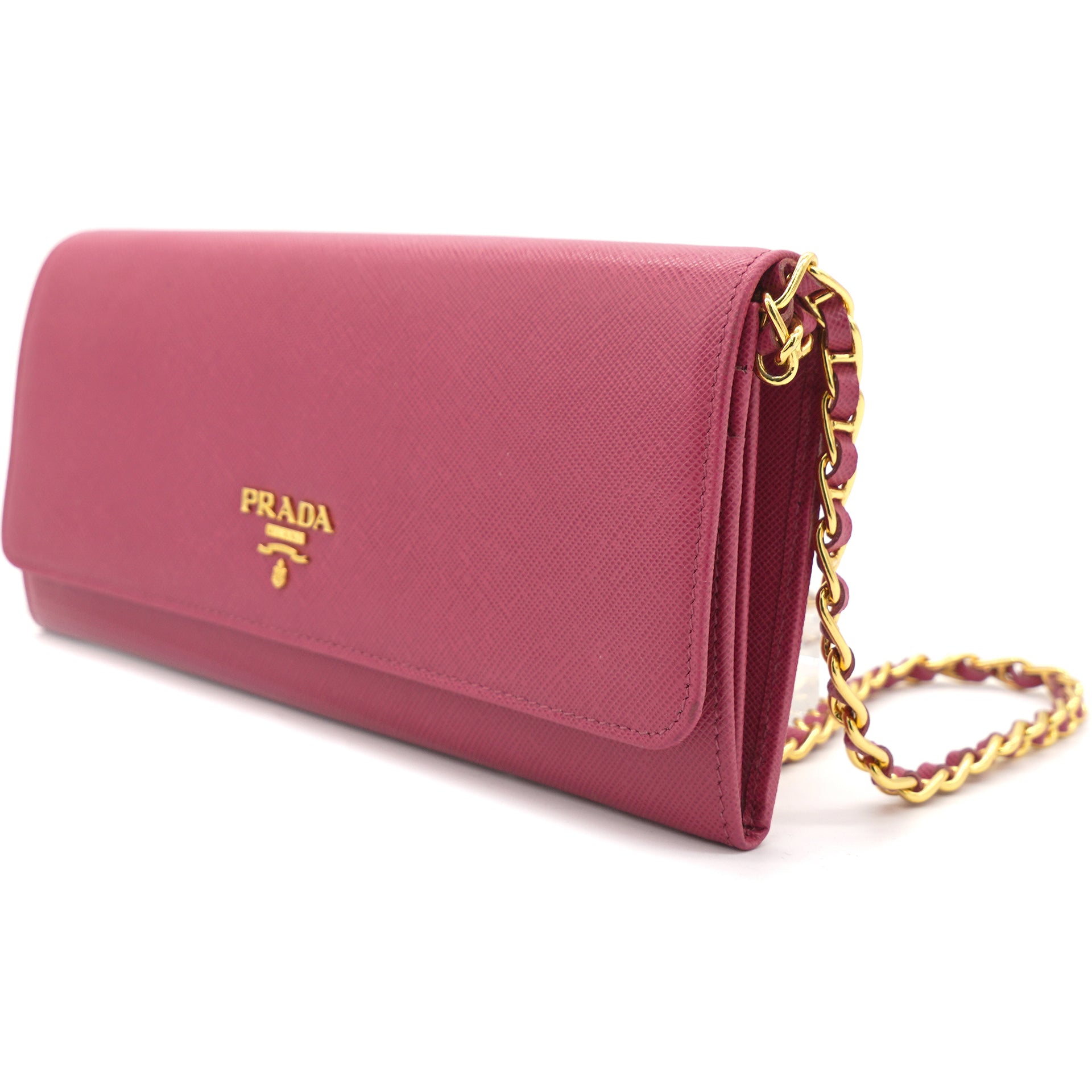 Buy Prada Prada Saffiano Leather Wallet in Pink 2024 Online | ZALORA  Singapore
