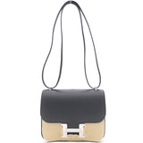 Black Epsom Leather Constance 18 PHW Shoulder Bag