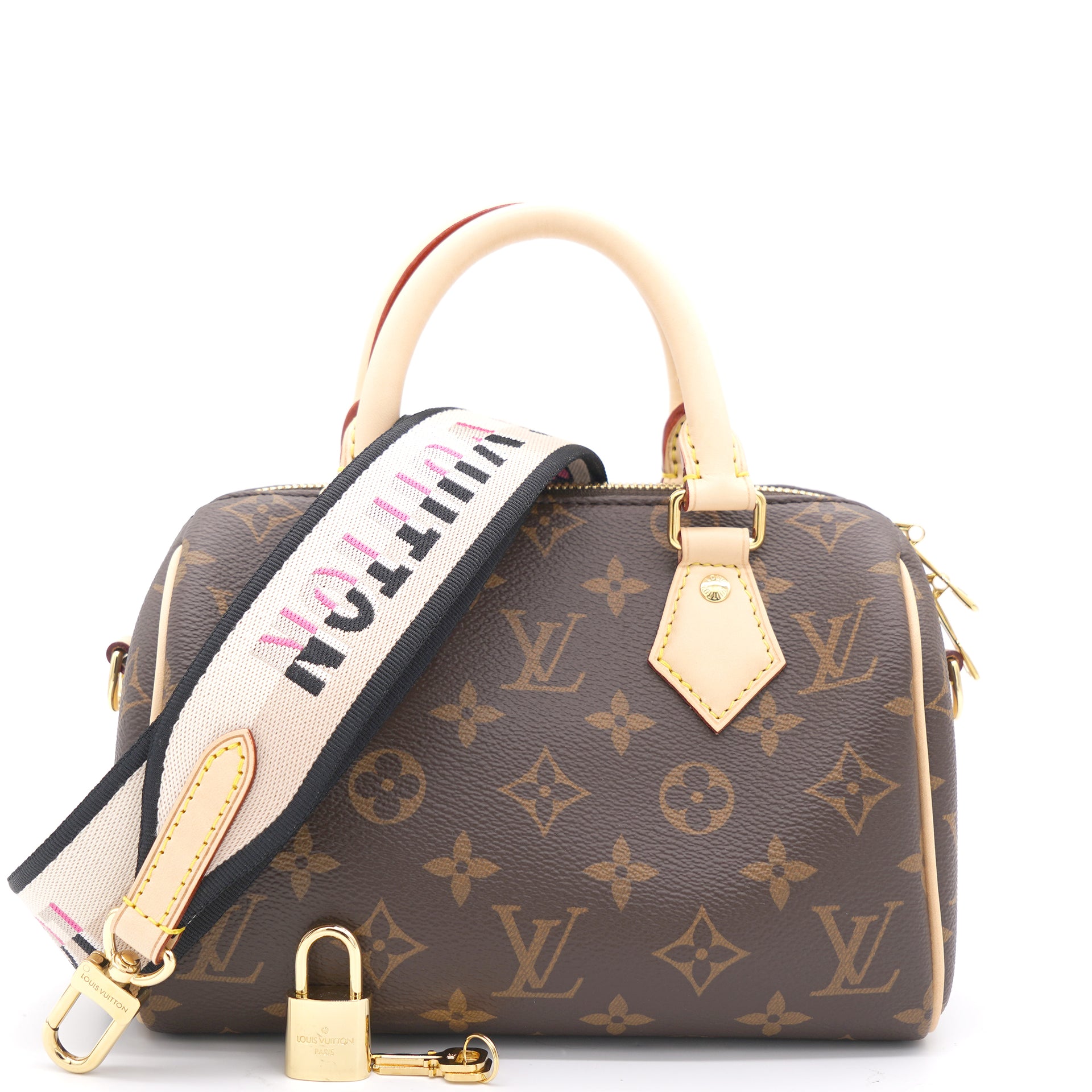 Louis Vuitton Speedy Bandoulière 20 Bag Monogram Brown Leather