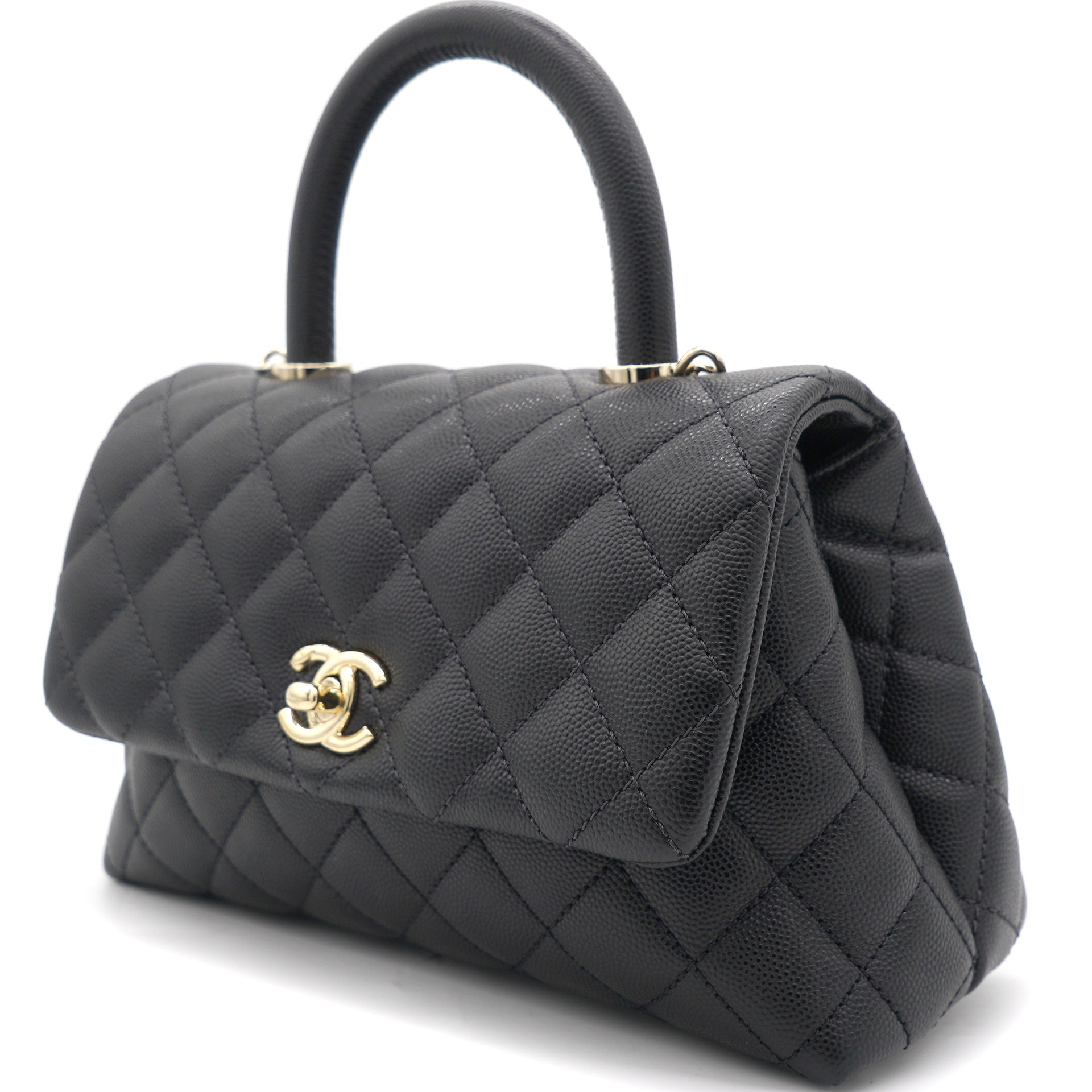 Chanel Extra Mini Coco Handle Bag - Black Handle Bags, Handbags