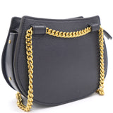 Navy Blue Leather Small Nile Belt Bag