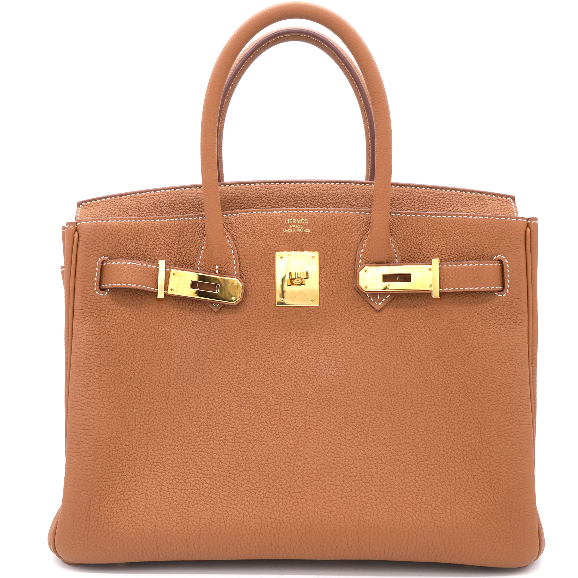 Hermes Gold Togo Leather Gold Plated Birkin 30 Bag – STYLISHTOP