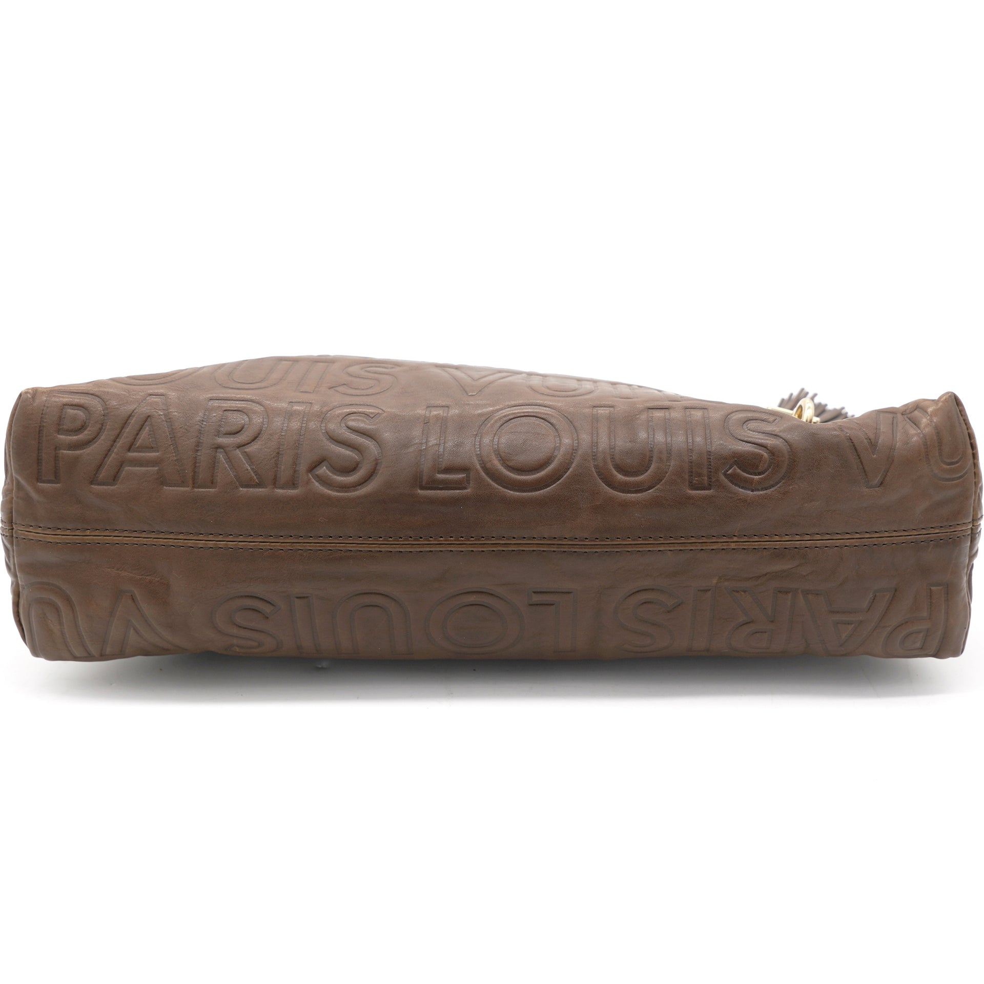 LOUIS VUITTON Monogram Paris Souple Whisper GM Chocolate 1244801