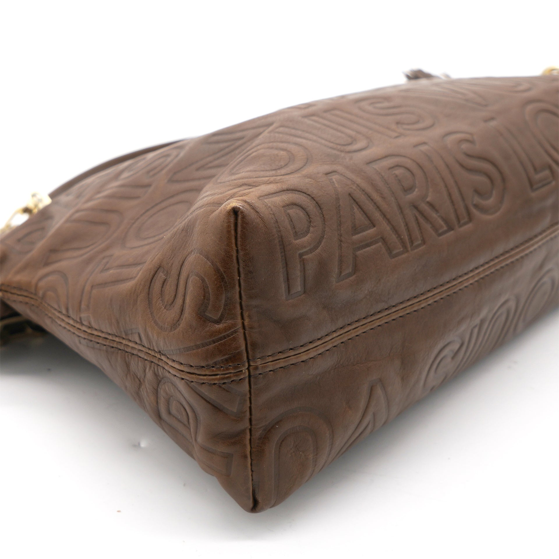Louis Vuitton Limited Edition Chocolate Leather Paris Souple