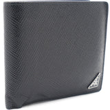 Black Saffiano Leather Bi-Fold Wallet