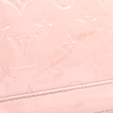 Rose Ballerine Monogram Vernis Alma BB Bag