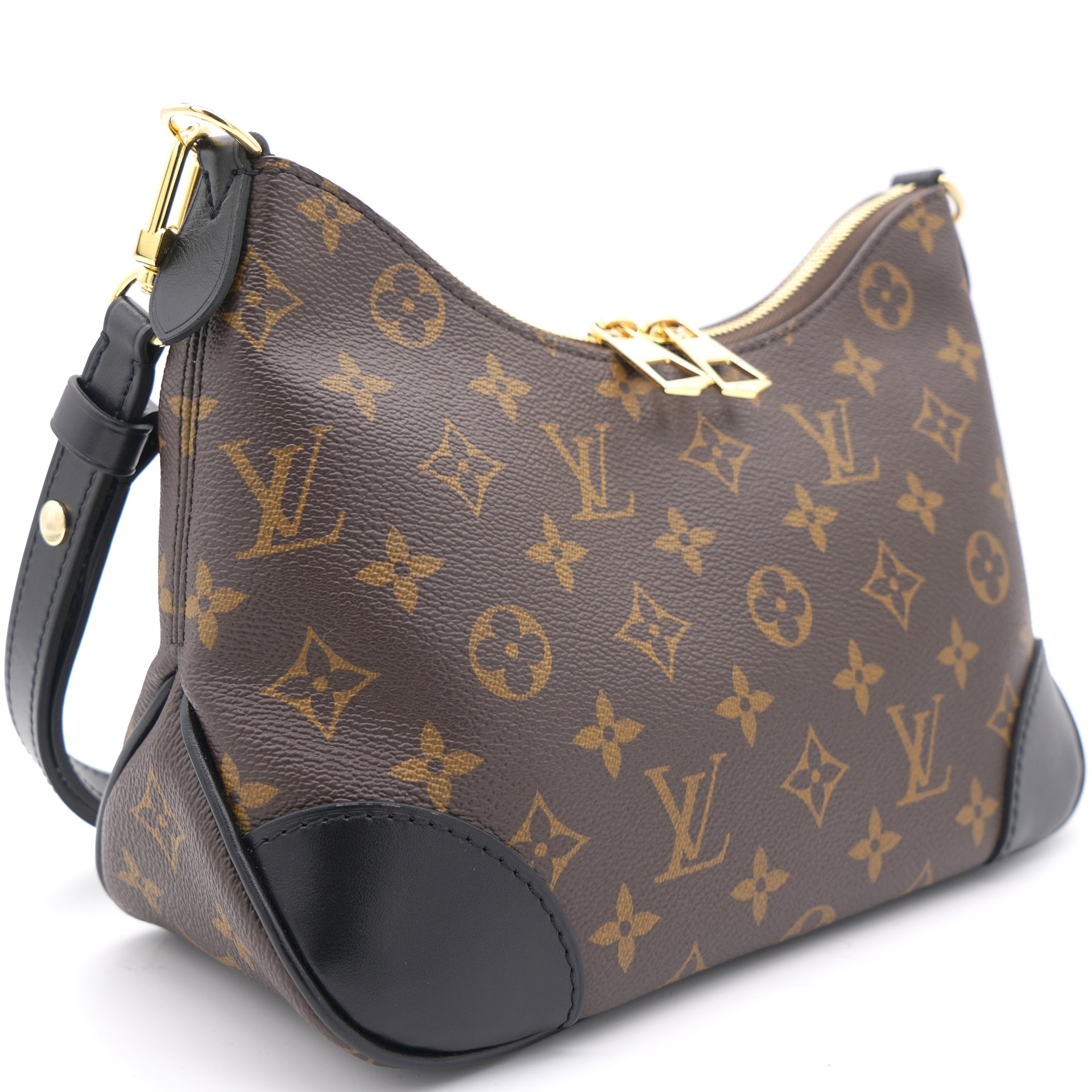 Boulogne rare leather crossbody bag Louis Vuitton Brown in Exotic