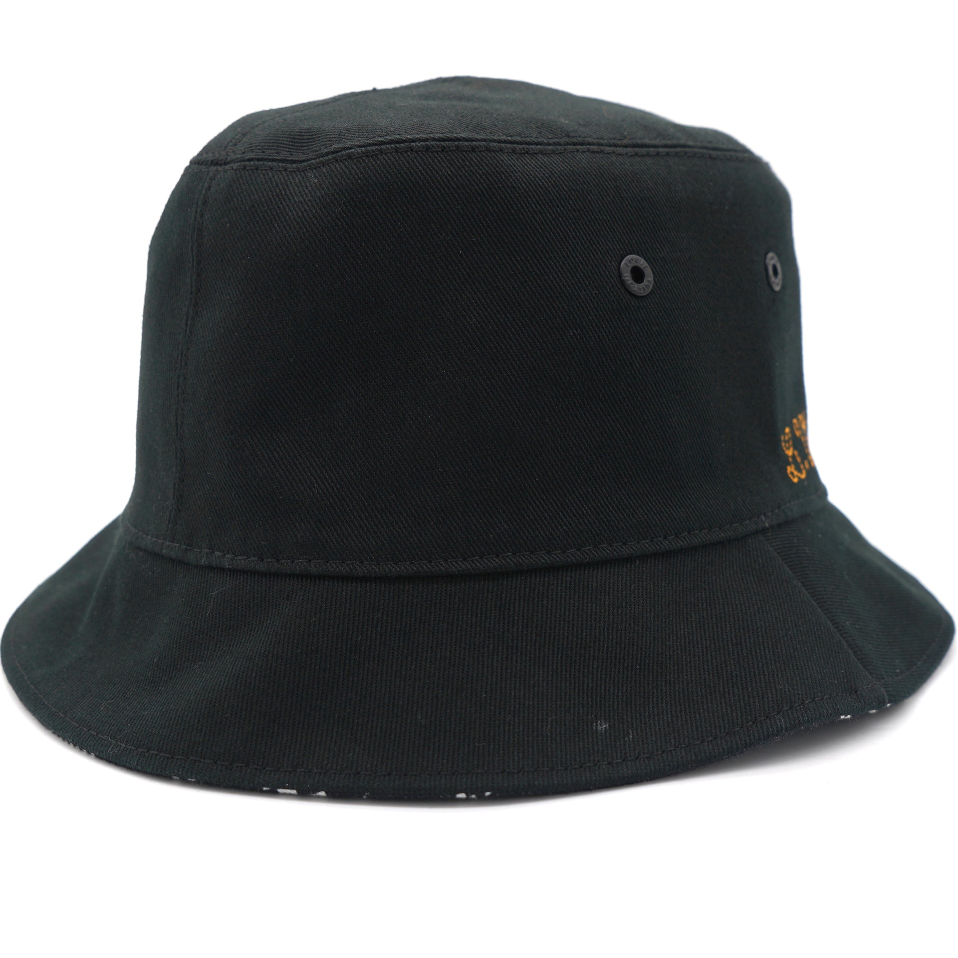Black x White Distorted Damier Bucket Hat Fisherman 58