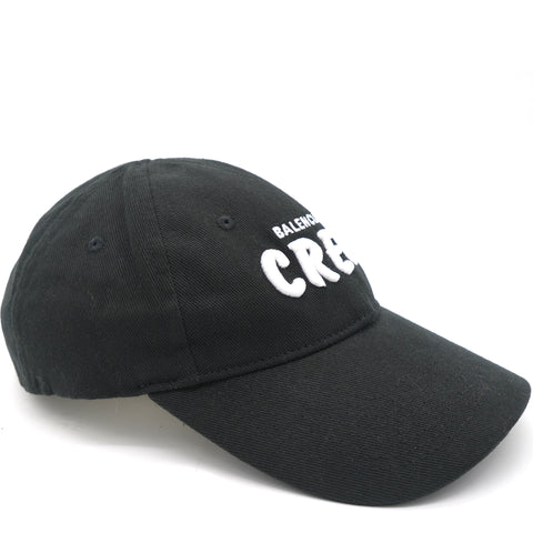 Black “CREW” Cotton Cap