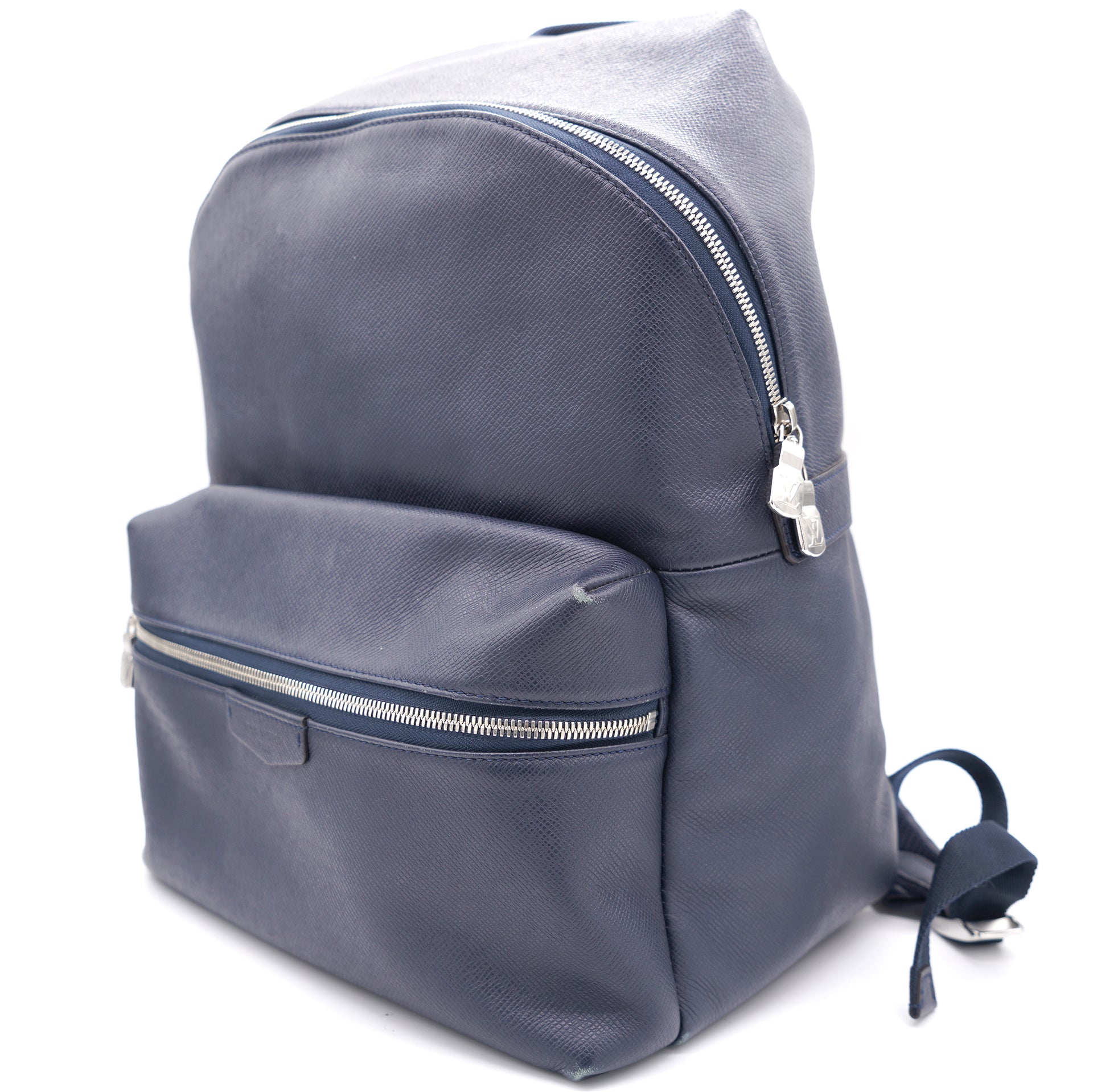 Louis Vuitton Blue Taiga Articles de Voyage Discovery Backpack PM Navy blue  Leather ref.1033019 - Joli Closet