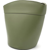 Crecy Bucket Bag Green Satin Calfskin