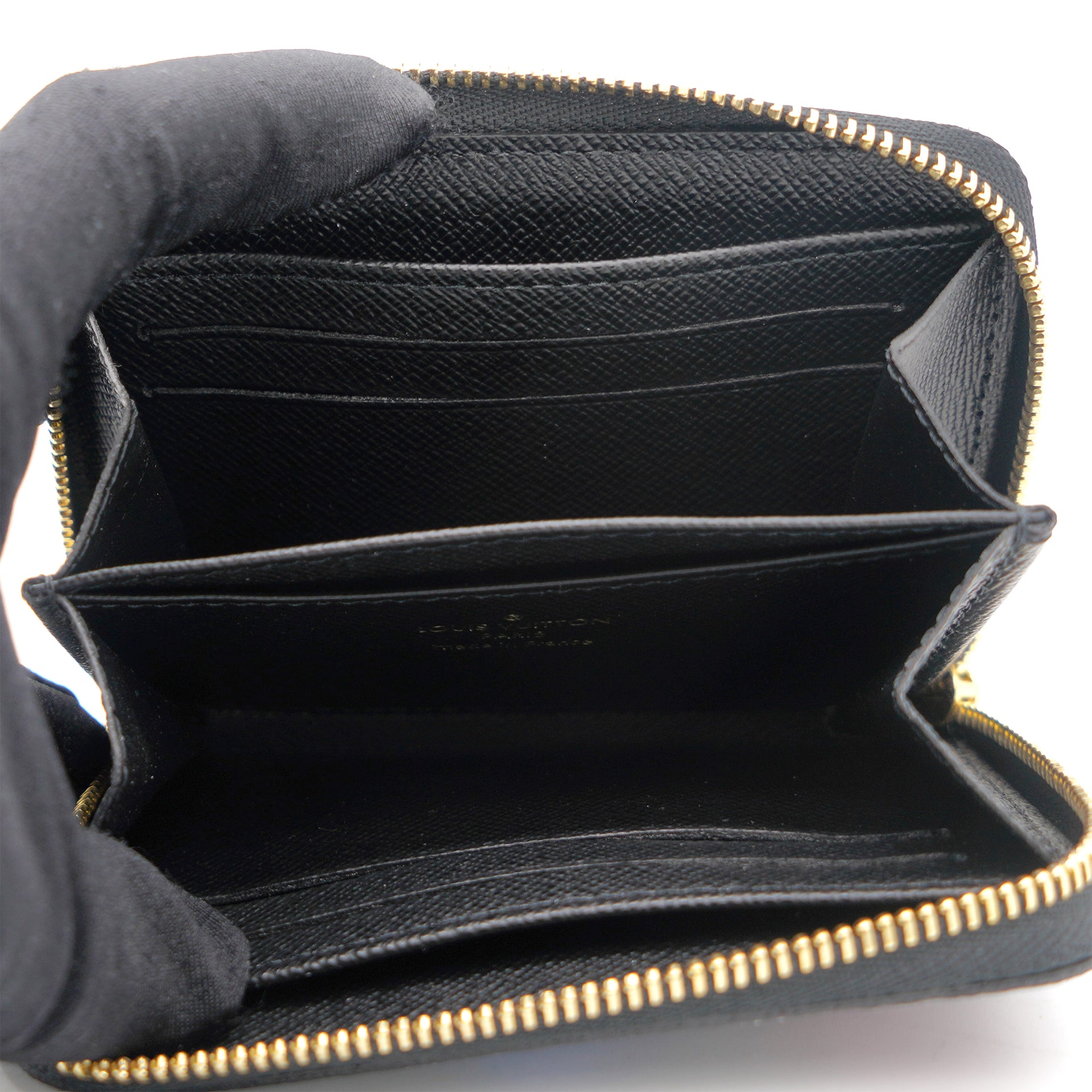 Louis Vuitton Monogram Game On Zippy Coin Purse Case M80305 Noir