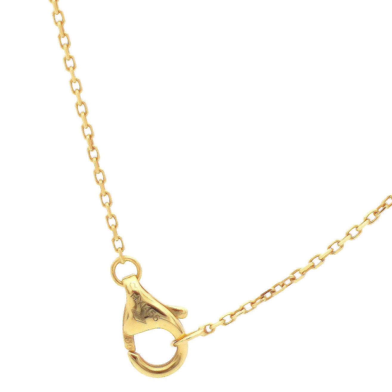 Amulette de Cartier Mother of Pearl 18k Yellow Gold Pendant Necklace XS