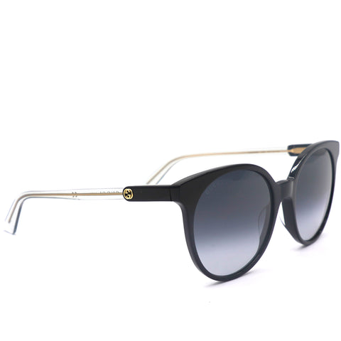 Black Resin GG0488/S Cat Eye Sunglasses