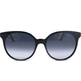 Black Resin GG0488/S Cat Eye Sunglasses